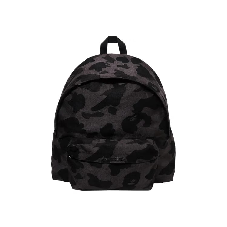 BAPE Solid Camo Jacquard Daypack Black