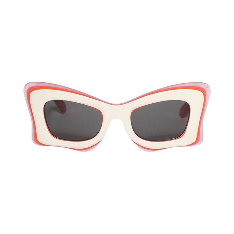 Loewe Multilayer Butterfly Sunglasses Beige/Smoke