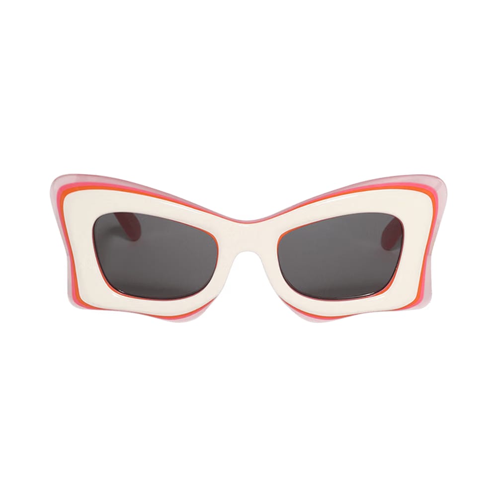 Loewe Multilayer Butterfly Sunglasses Beige/Smoke