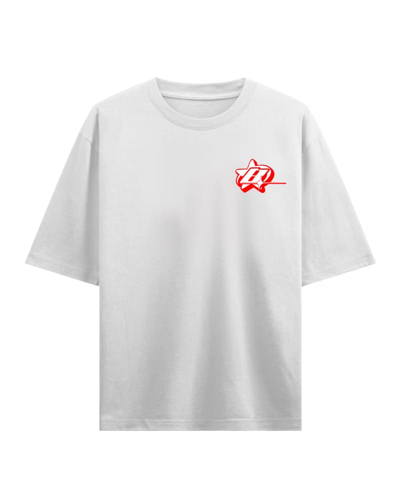 Eat Your Girl Right White Oversized T-Shirt