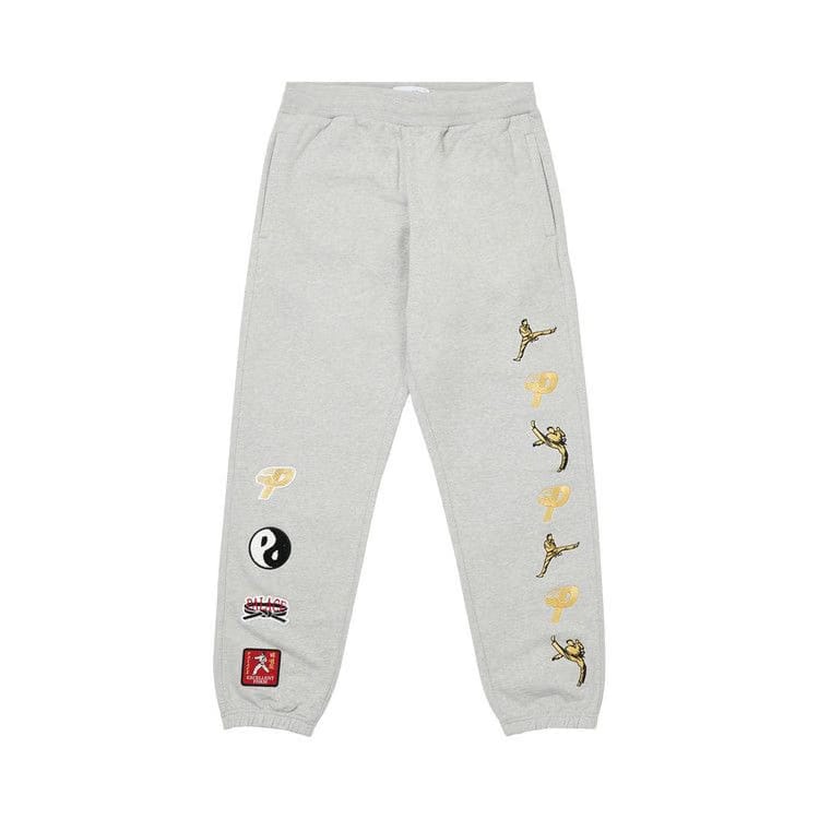 Palace High Kick Joggers Grey Marl