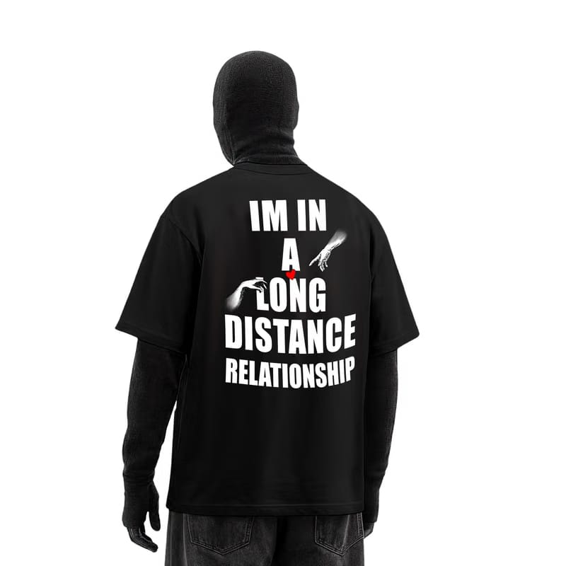 Long Distance Relationship Oversized T-Shirt