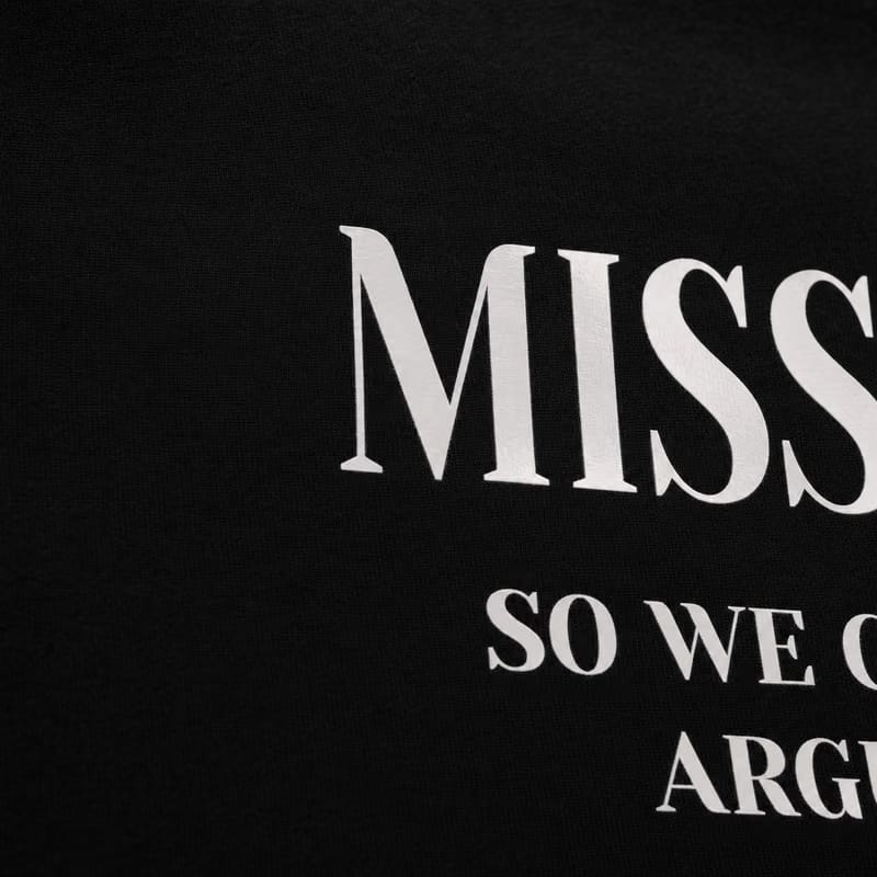 Missionary Oversized Black T-Shirt
