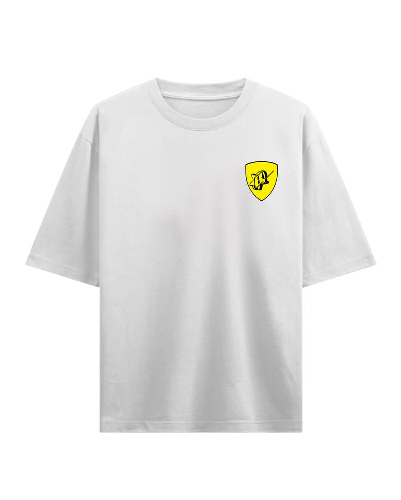 My Sex Life Is Like Ferrari Oversized White T-Shirt