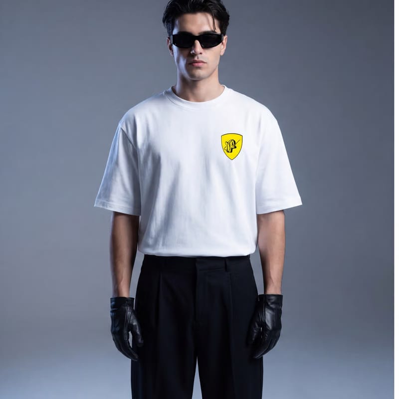 My Sex Life Is Like Ferrari Oversized White T-Shirt