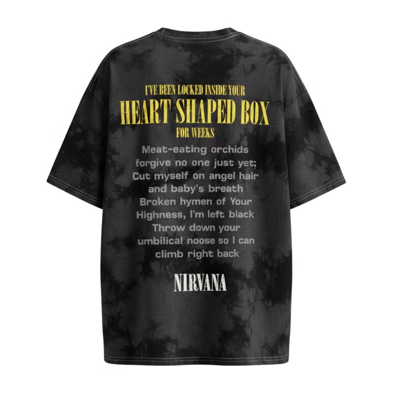 Nirvana Acid Wash Oversized T-Shirt