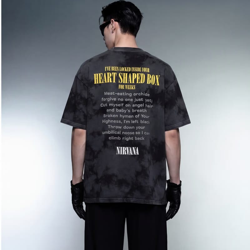 Nirvana Acid Wash Oversized T-Shirt