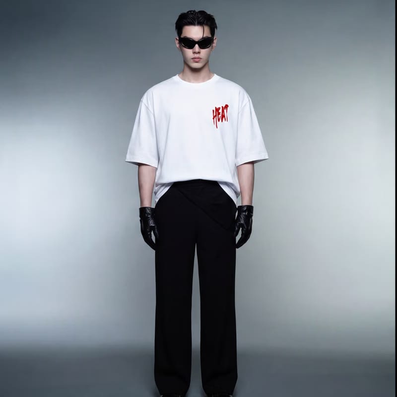 No Room for Love White Oversized T-Shirt