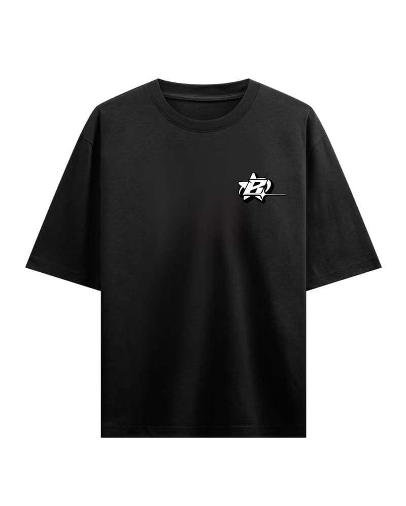 You Love Me Black Oversized T-Shirt