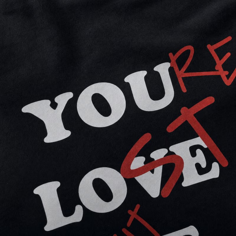 You Love Me Black Oversized T-Shirt
