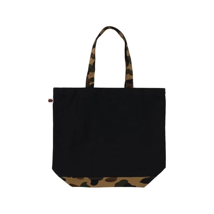 BAPE 1st Camo Ape Head Tote Bag Black