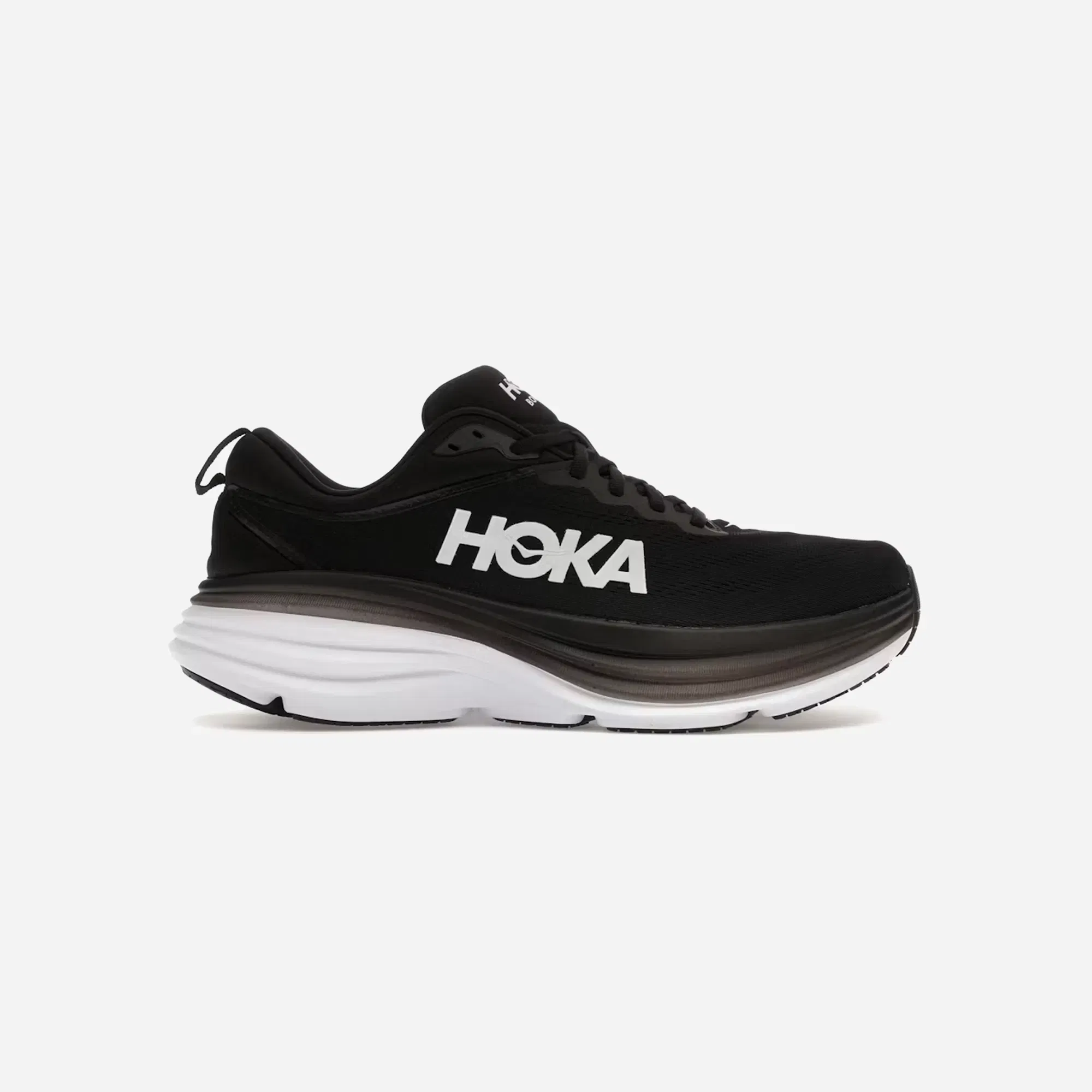 Hoka Bondi 8 Black White
