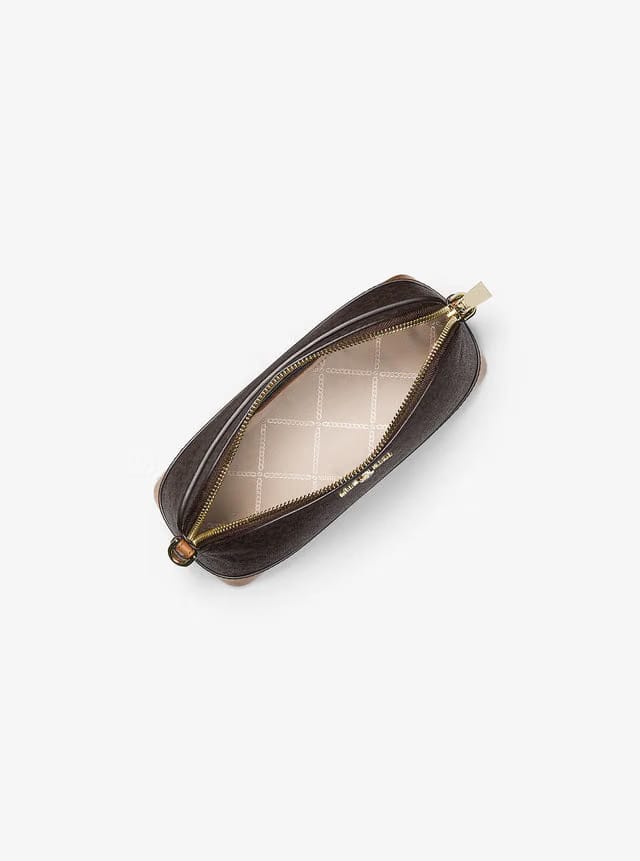 Michael Kors Large Logo Dome Crossbody Bag Brn-Acorn
