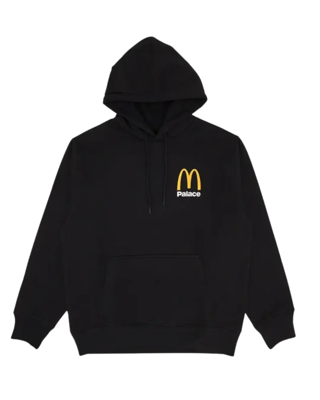 Palace x McDonald's Logo Hoodie Black