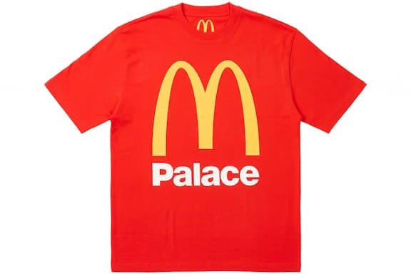 Palace x McDonald's Logo T-Shirt Red