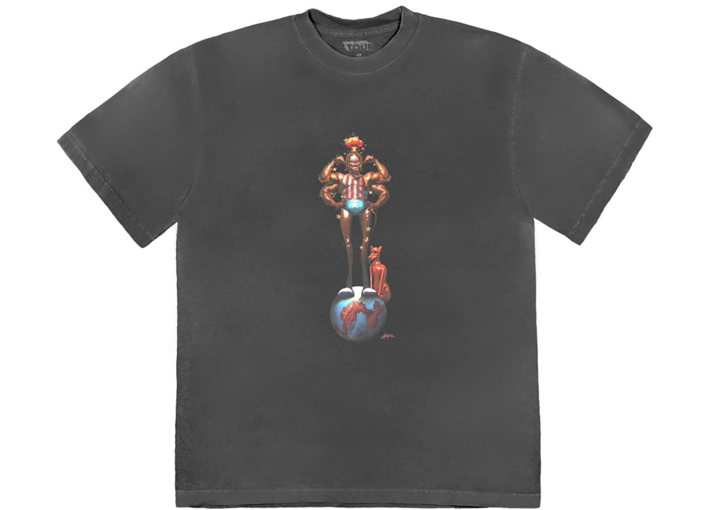 Travis Scott Utopia Is In Miami Circus Maximus T-Shirt Black