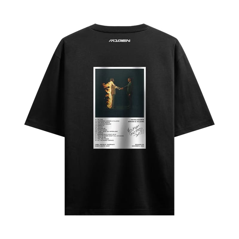 Myugen Heroes & Villians Oversized T-Shirt Black