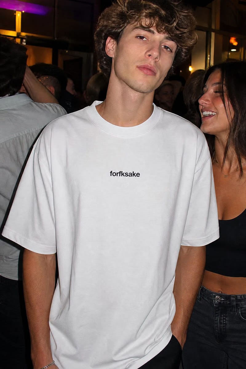 Forfksake Alcoholic White T-Shirt