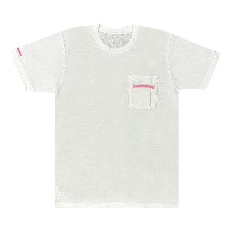 Chrome Hearts Pocket T-Shirt White/Pink