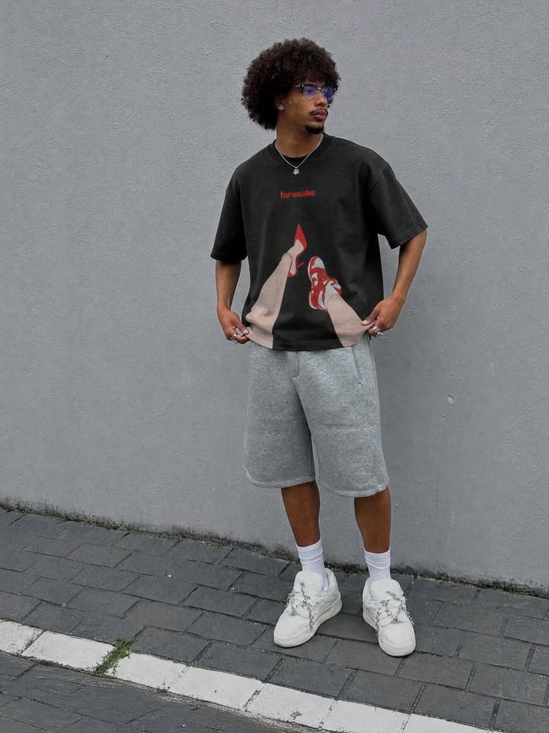 Forfksake Double Life Black T-Shirt