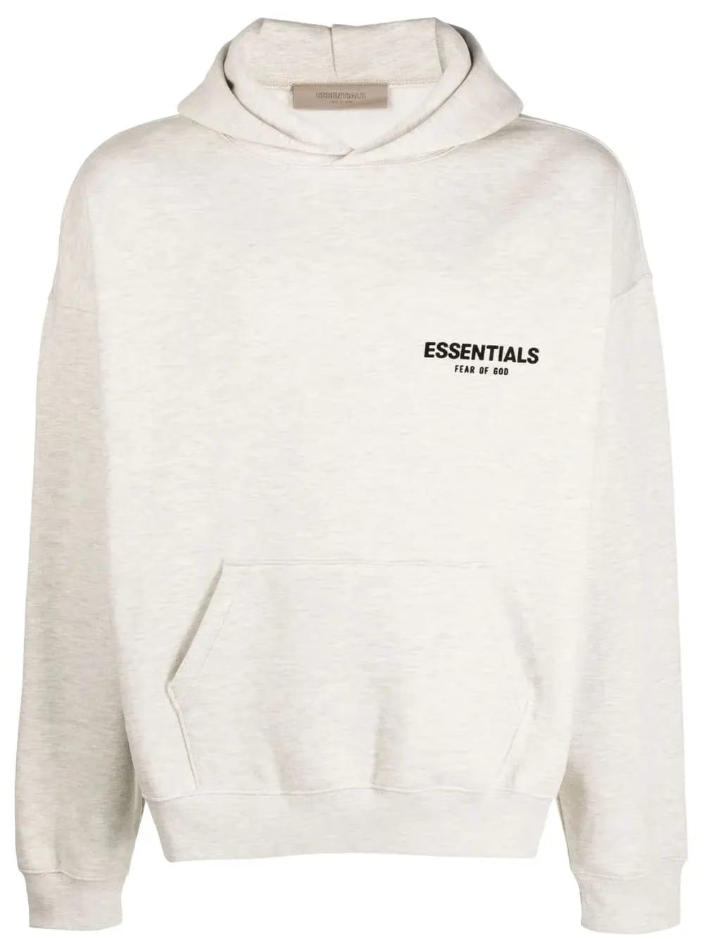 FEAR OF GOD ESSENTIALS logo-print hoodie light beige