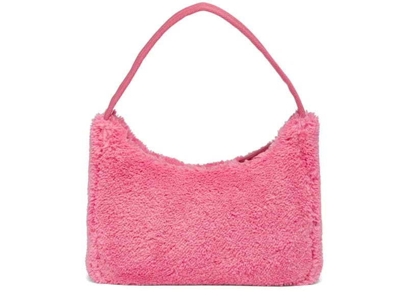 Prada Re-Edition 2000 Terry Mini Bag Petal Pink/Black
