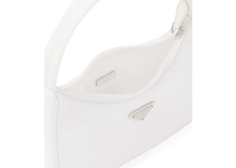Prada Re-Edition 2000 Nylon Mini Bag White