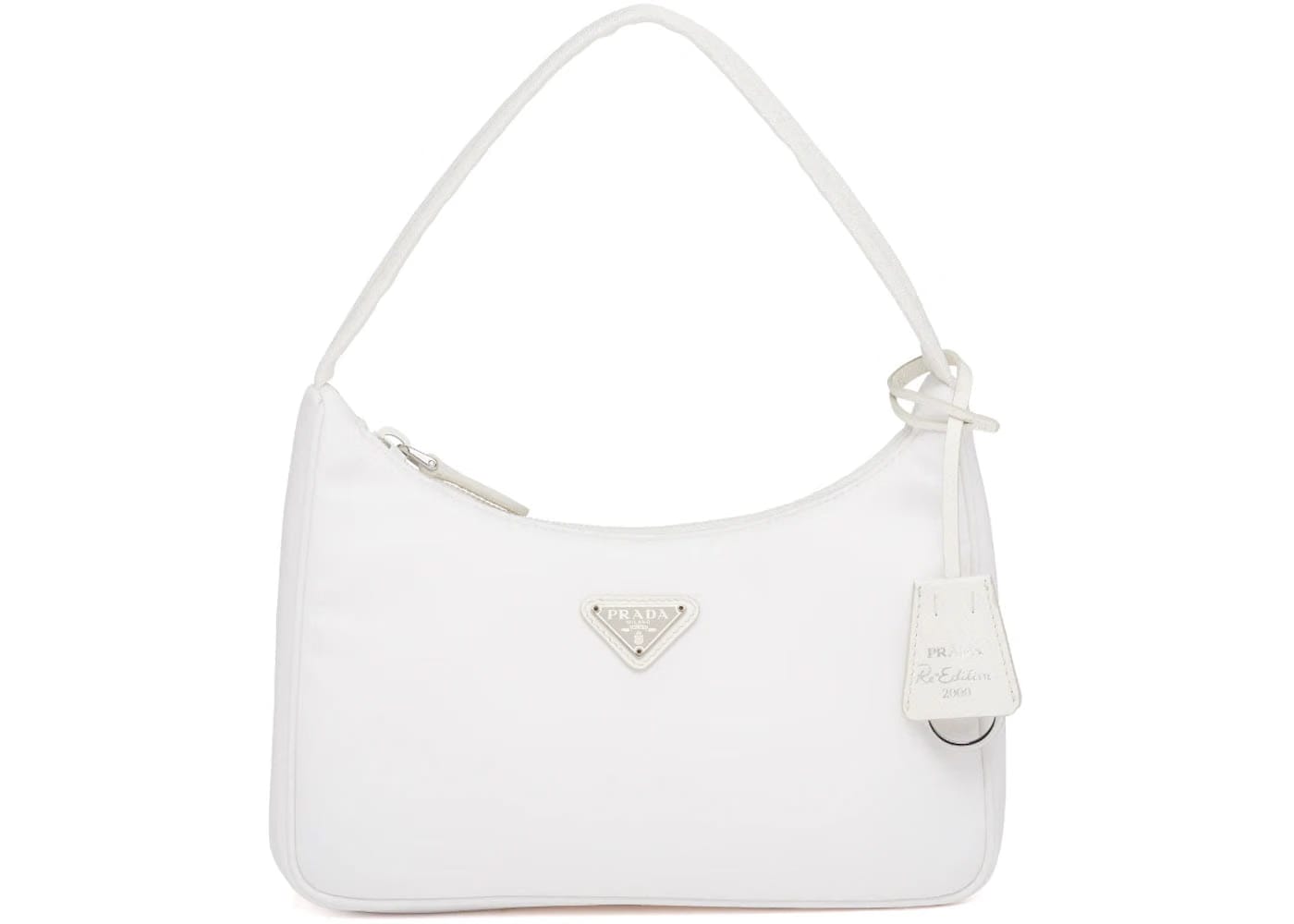 Prada Re-Edition 2000 Nylon Mini Bag White