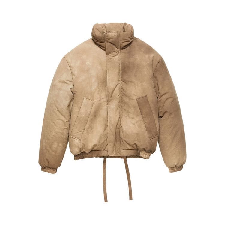 Acne Studios Dyed Puffer Jacket Camel Beige