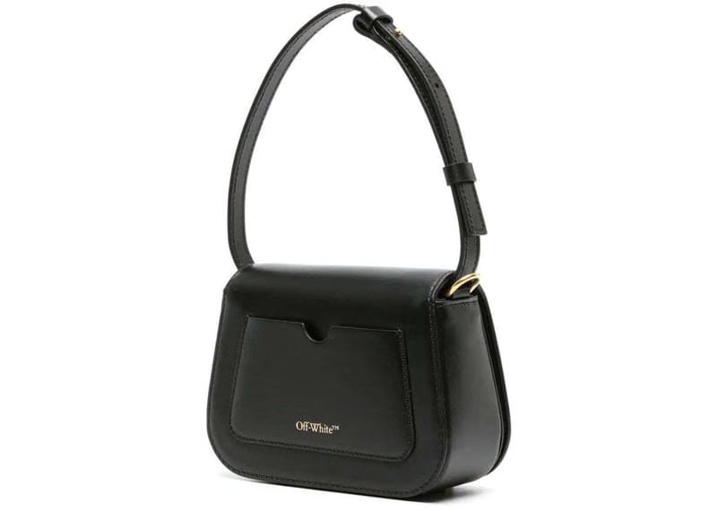 Off-White Skeleton Binder Shoulder Bag Black