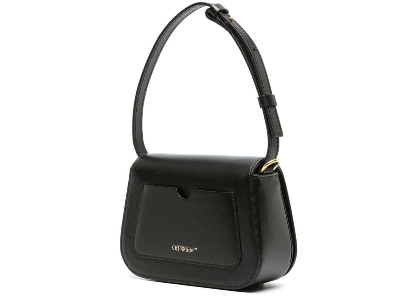 Off-White Skeleton Binder Shoulder Bag Black
