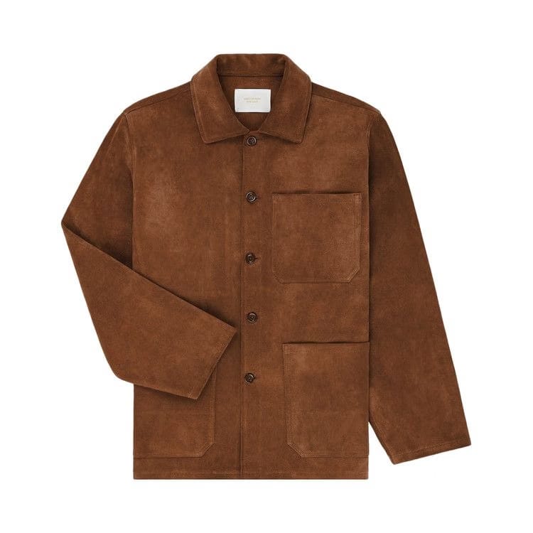 Aimé Leon Dore Suede Chore Jacket Brown