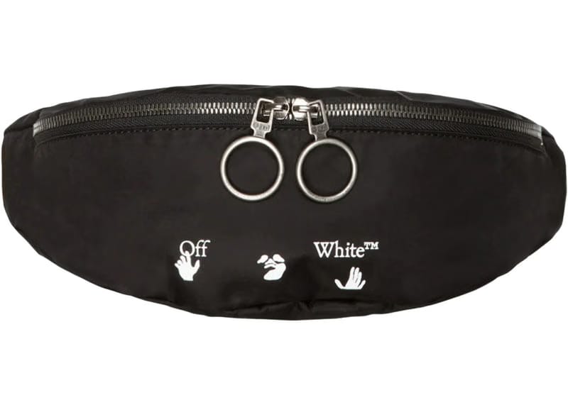 Off-White Ow Logo Nylon Belt Bag Black