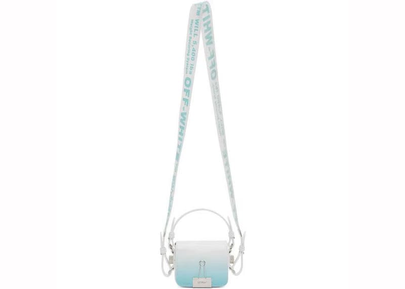 Off-White Degrade Baby Flap Bag Light Blue