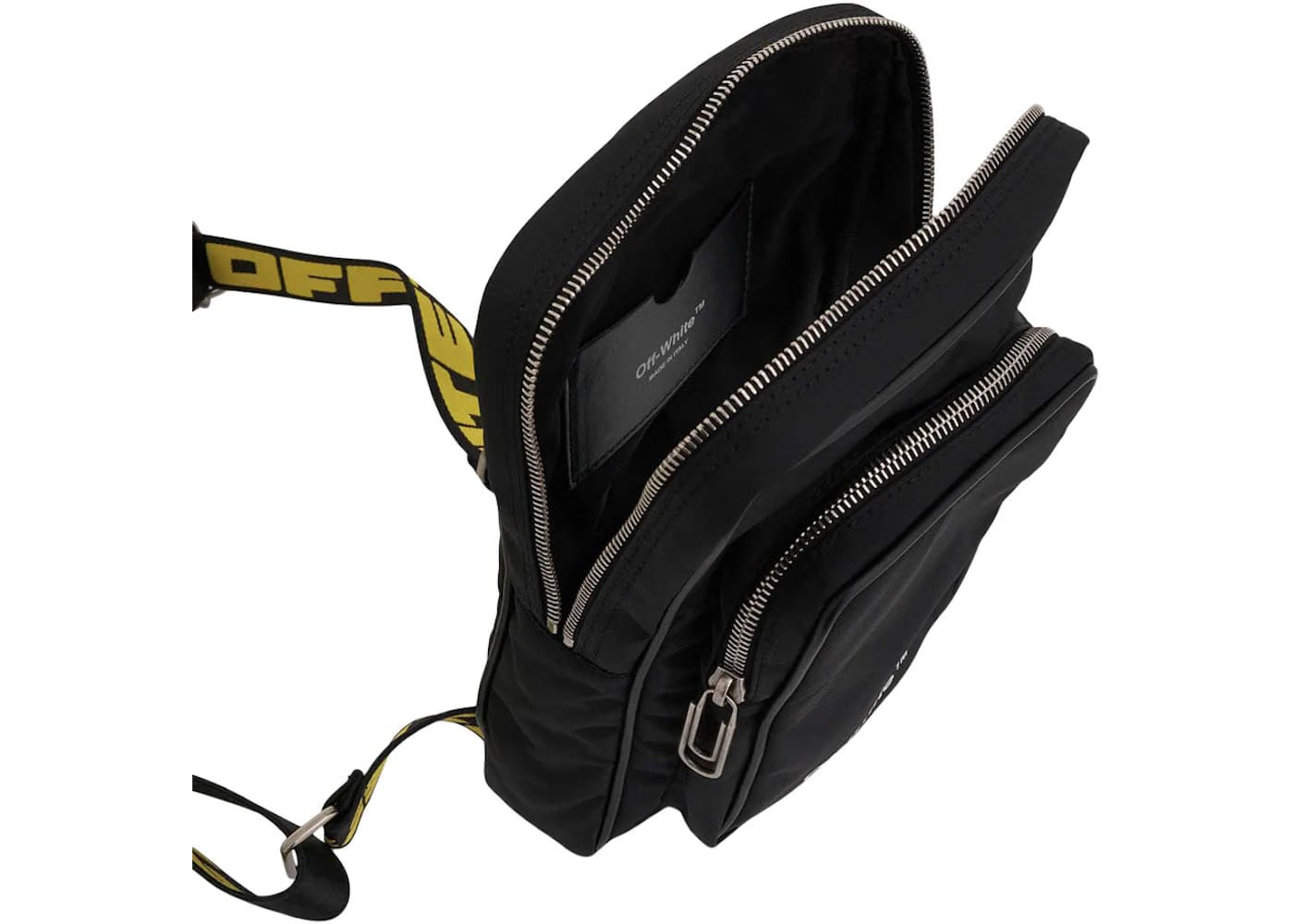 Off-White Hard Core Nylon Sling Bag Black/White