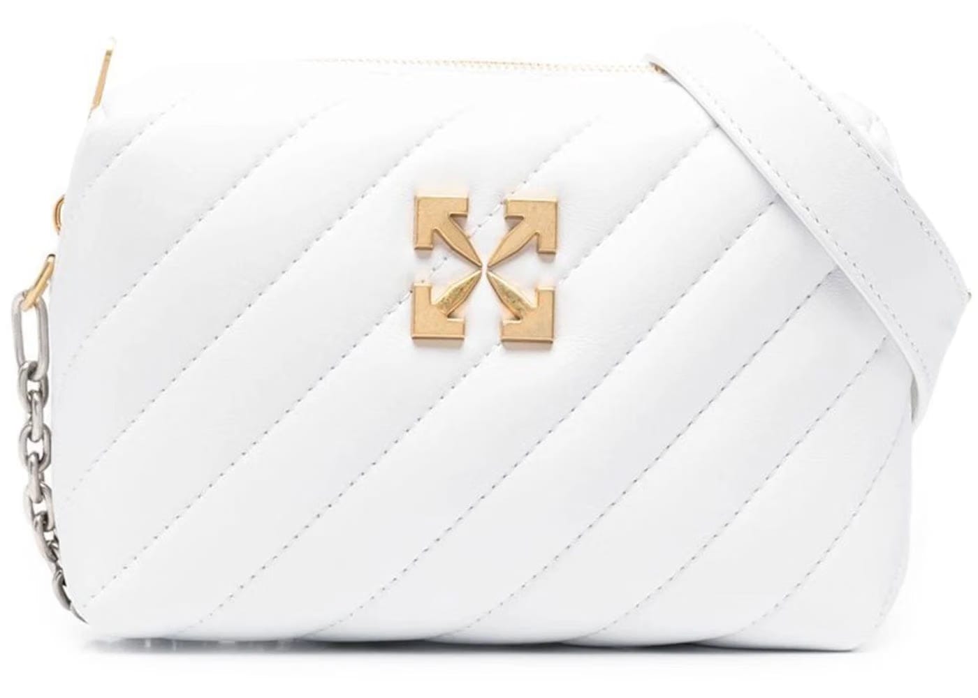 Off-White Jackhammer Camera Bag Quilted White