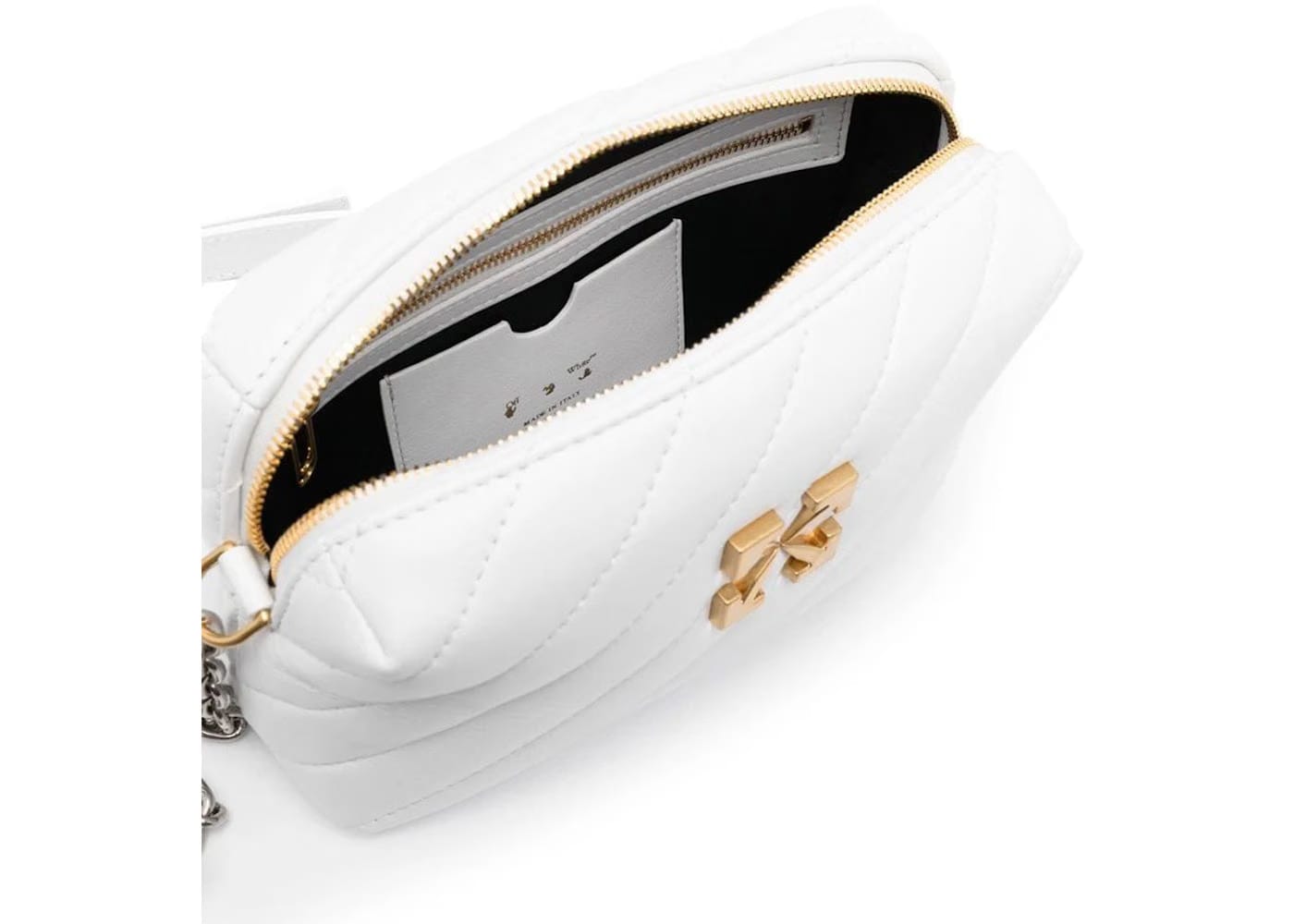 Off-White Jackhammer Camera Bag Quilted White