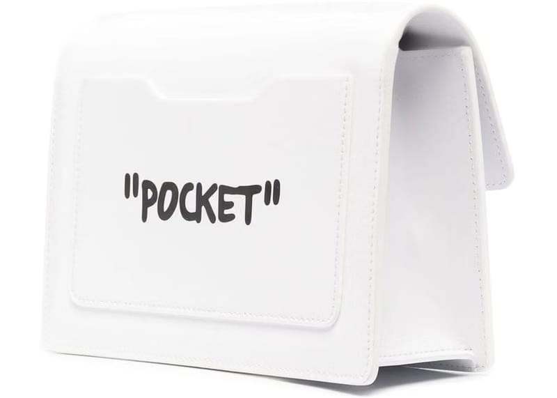 Off-White Cash Inside Ss22 Jitney Bag White/Black