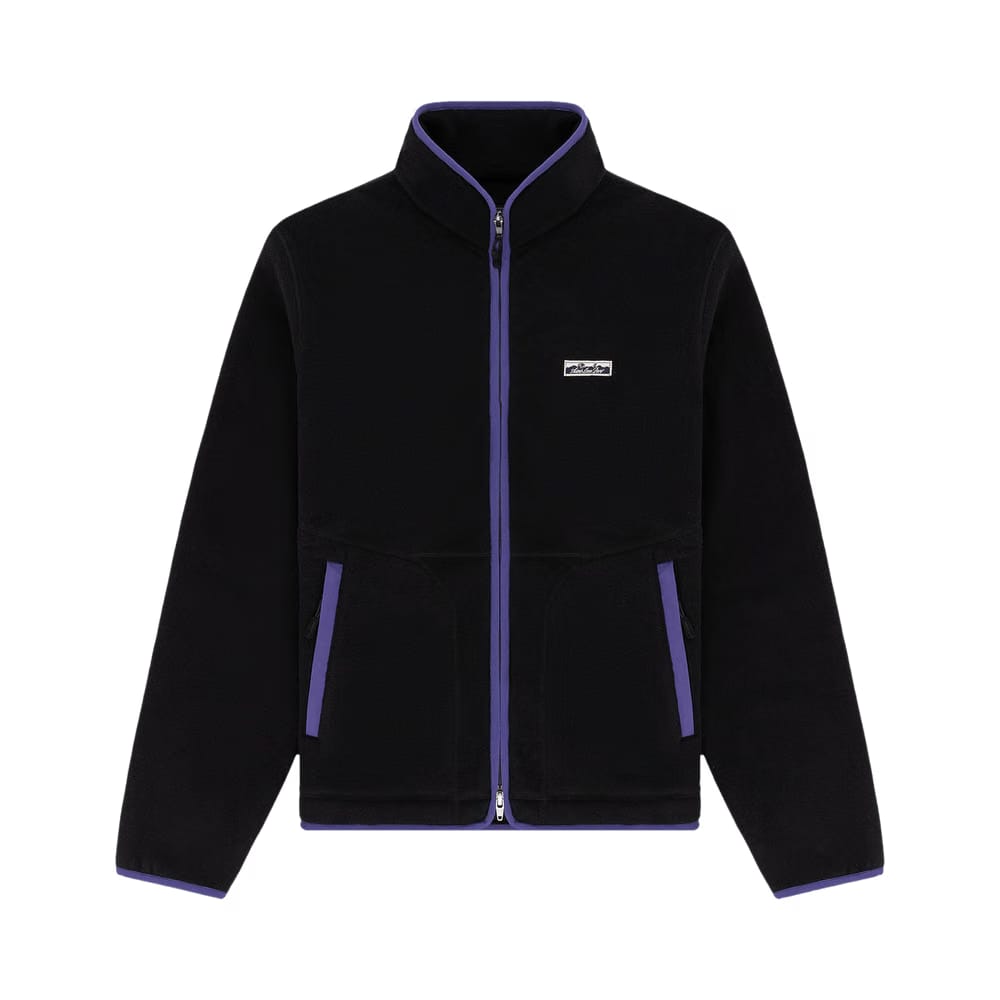 Aimé Leon Dore Lightweight Full Zip Fleece Jacket Jet Black