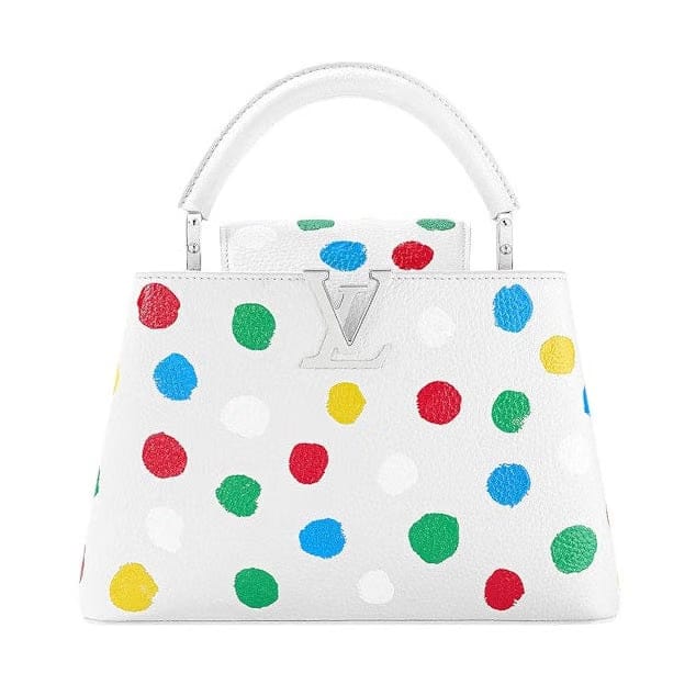 Louis Vuitton x Yayoi Kusama Capucines Bb White