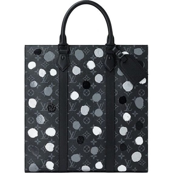 Louis Vuitton x Yayoi Kusama Sac Plat Monogram Eclipse Black/Silver