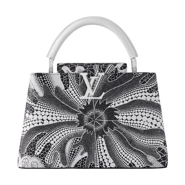 Louis Vuitton x Yayoi Kusama Capucines Mm Black/White