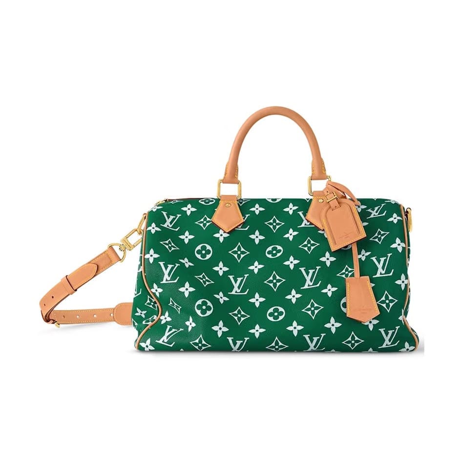 Louis Vuitton Speedy P9 Bandoulière 40 Monogram Leather Green