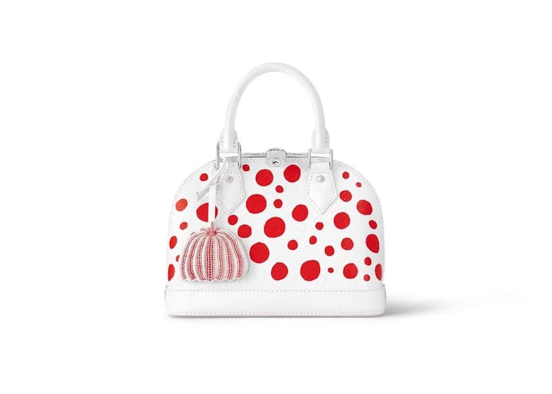 Louis Vuitton Lv x Yk Alma Bb White/Red