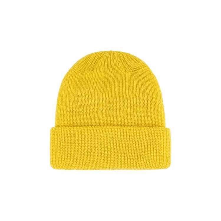Stussy Basic Cuff Beanie Yellow