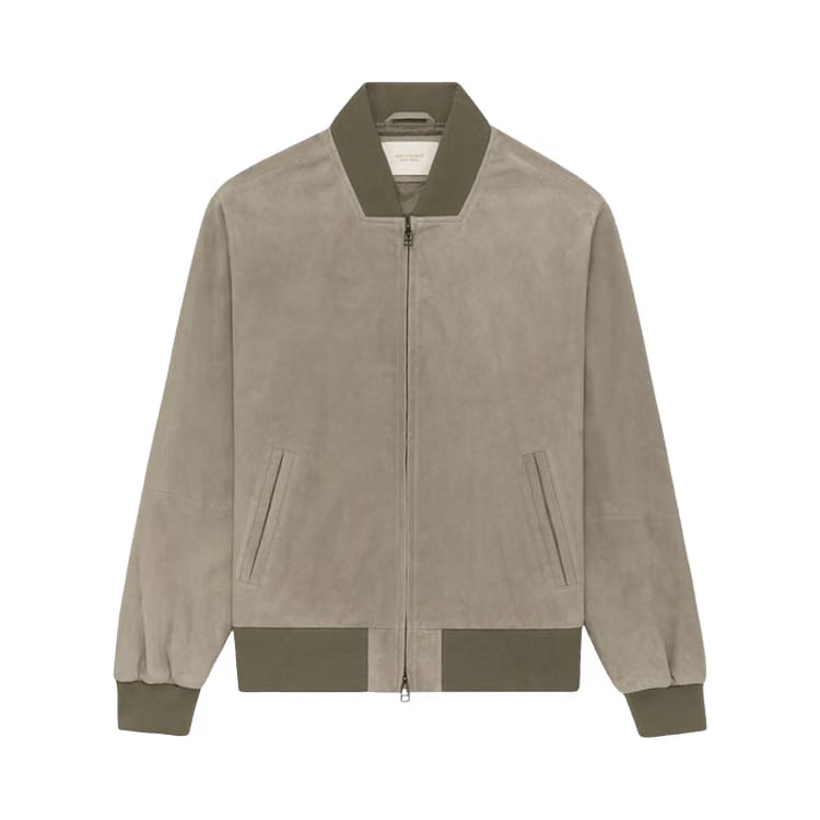 Aimé Leon Dore Suede Bomber Jacket Laurel Oak