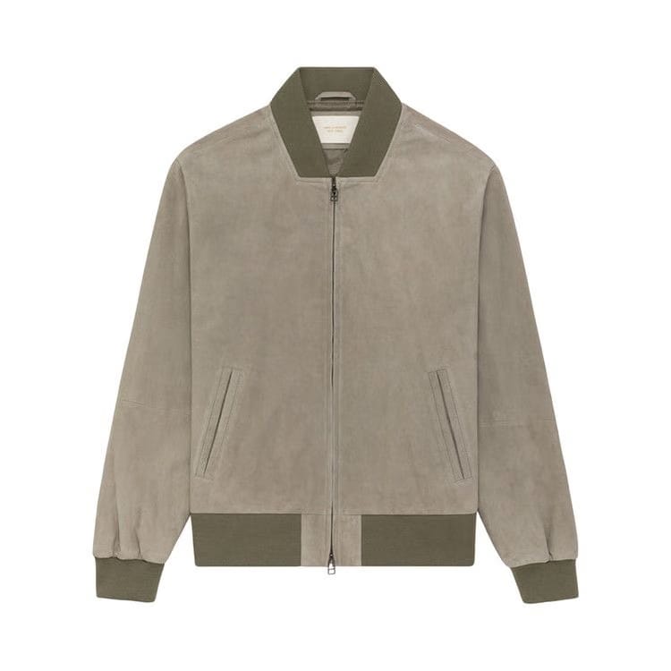 Aimé Leon Dore Suede Bomber Jacket Laurel Oak