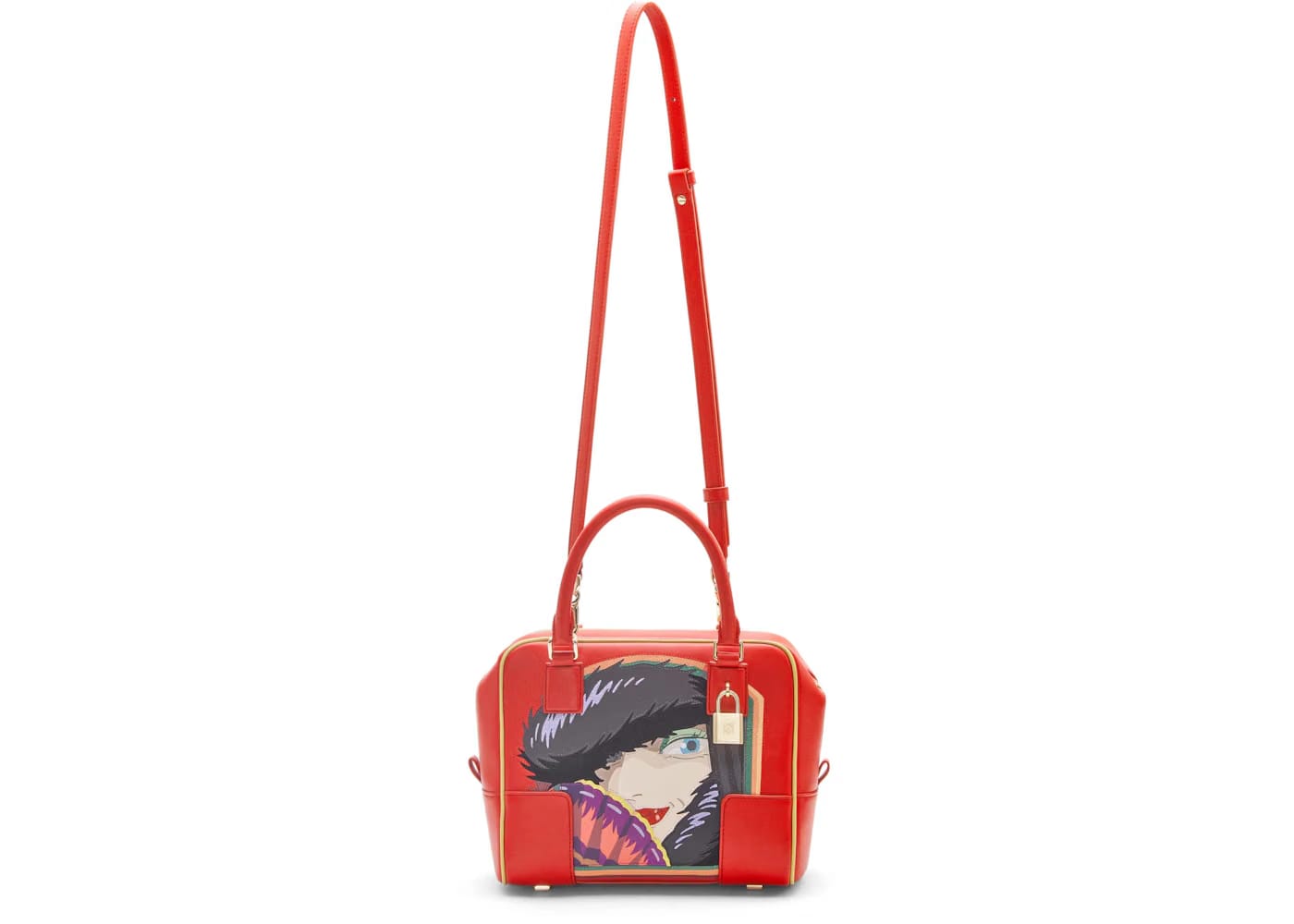 Loewe x Howls Witch Of The Waste Amazona 19 Bag In Nappa Calfskin Red