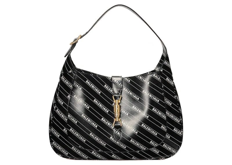 Gucci x Balenciaga The Hacker Project Medium Jackie 1961 Black