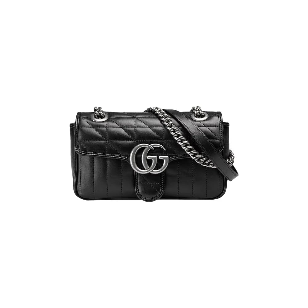 Gucci Gg Marmont Mini Shoulder Bag Black